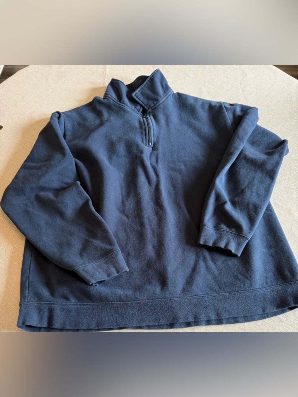 croft & barrow Navy Half-Zip Pullover Sweater